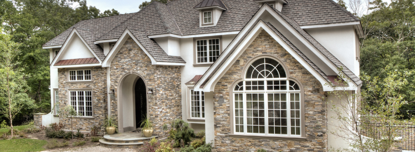 cultured stone house