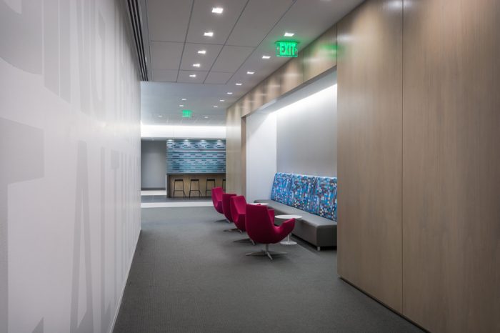 interior waiting area at General Dynamic