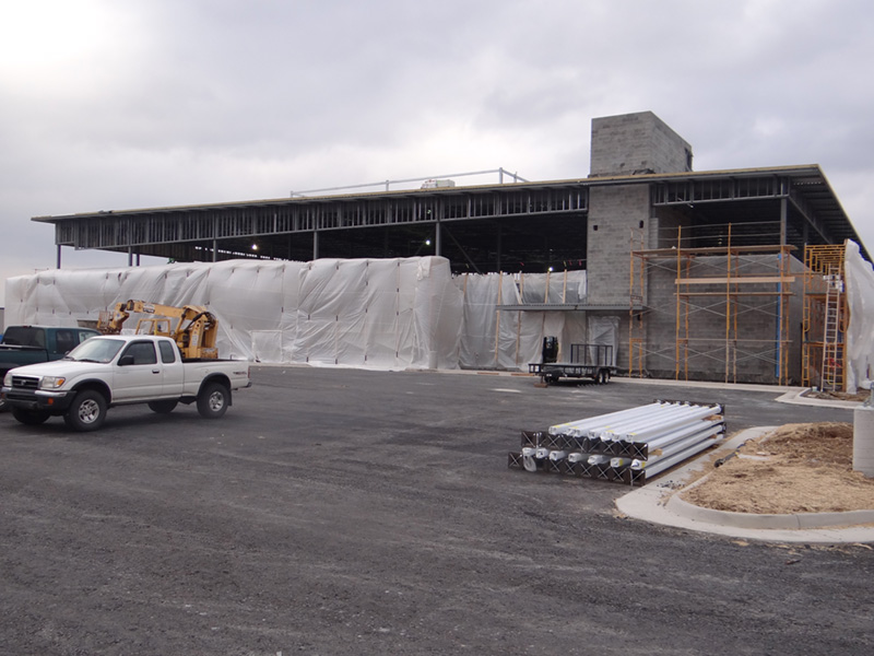 the Naval Federal Credit Union Building under construction