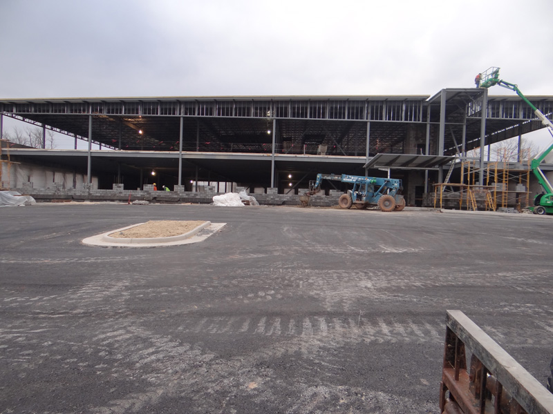 construction professionals working on the framework of the Naval Federal Credit Union