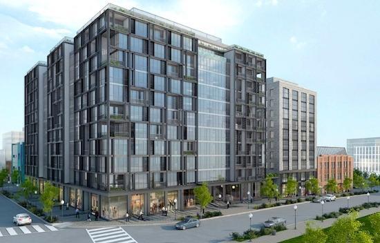 rendering of the exterior of Press House in Washington DC