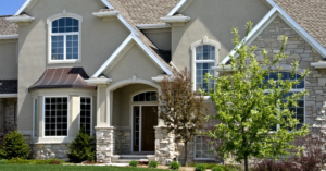 Residential home that utilizes an EIFS system.