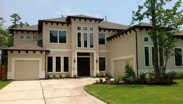 beautiful stucco home