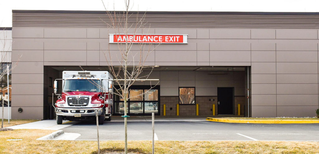 outside of fire department building