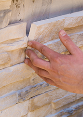Before - Stone Veneer Installation